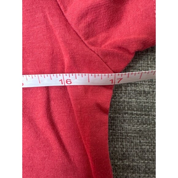 Mighty Fine Leopard Print Christmas Tree Red T Shirt Holiday Womens M - Picture 5 of 6